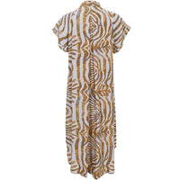 Black Colour BCLuna Molly SS Dress Blue Zebra