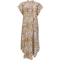 Black Colour BCLuna Molly SS Dress Blue Zebra