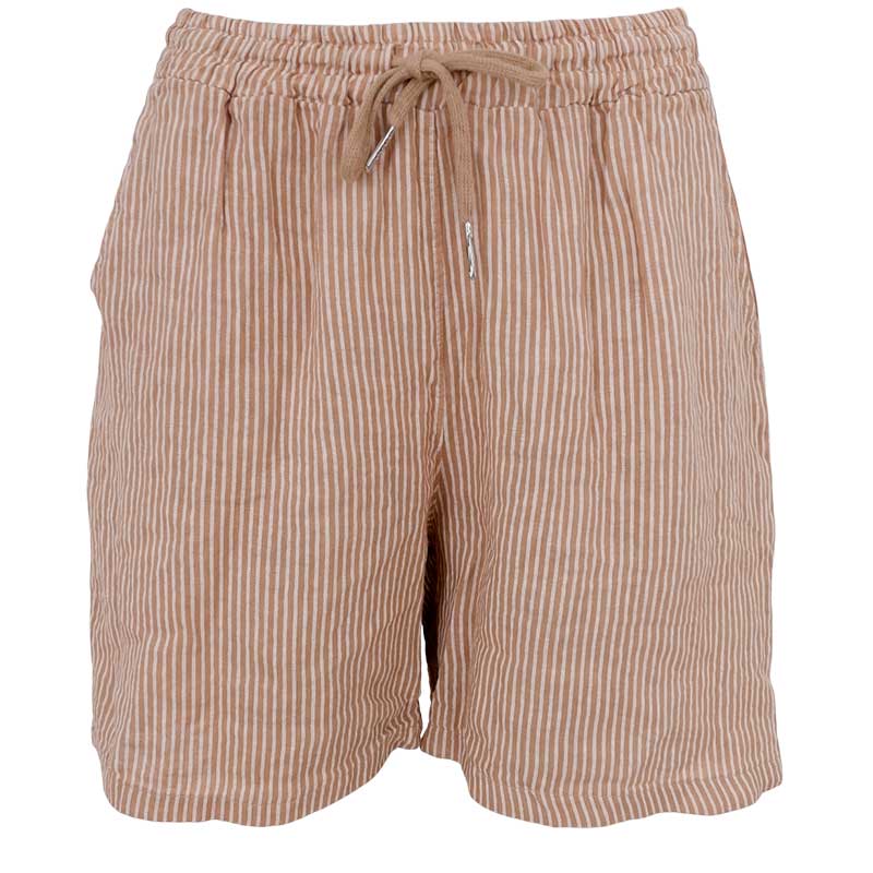 Black Colour BCMelina Linen Shorts Sand - J BY J Fashion