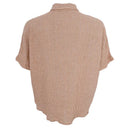 Black Colour BCMelina Linen Wing Shirt Sand - J BY J Fashion