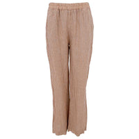 Black Colour BCMelina Wide Linen Pant Sand - J BY J Fashion