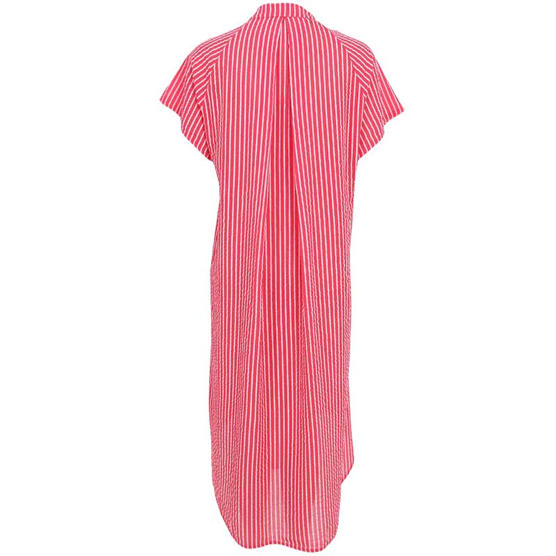 Black Colour BCMolly S/S Dress Red Stripe