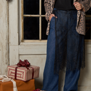 Black Colour BCOrianna Lace Tie Skirt Black