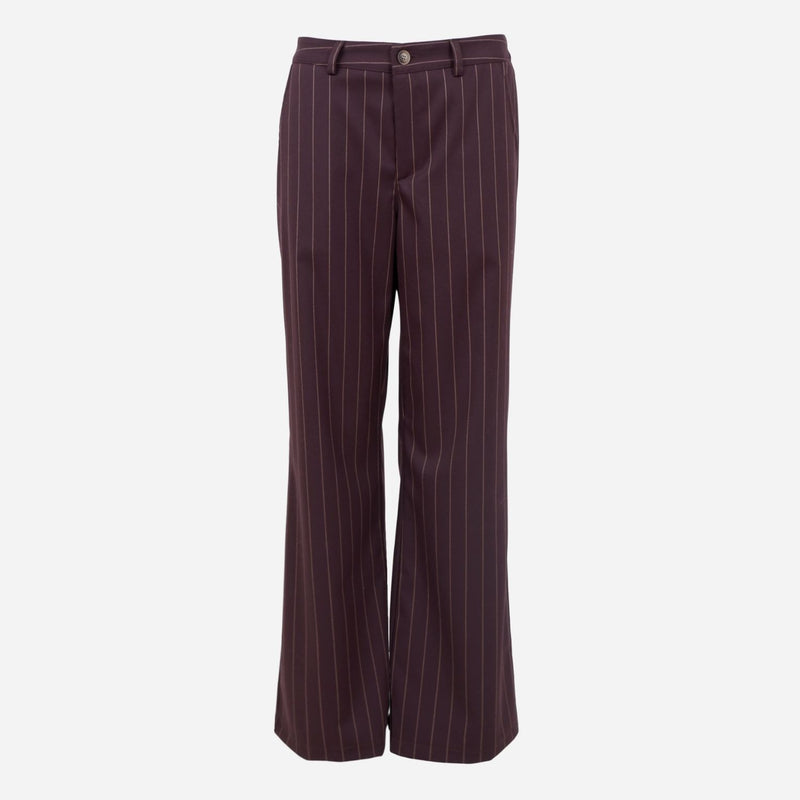 Black Colour BCOxford Box Pant Coffee