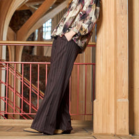 Black Colour BCOxford Box Pant Coffee