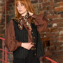 Black Colour BCOxford Loose Vest Black