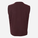 Black Colour BCOxford Loose Vest Coffee