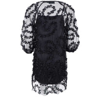 Black Colour BCSwirl Dress Black - J BY J Fashion