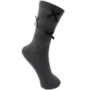 Black Colour BCUna Bow Sock Dark Grey