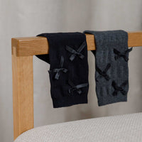 Black Colour BCUna Bow Sock Dark Grey