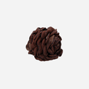 Black Colour BCVilla Mega Flower Hair Claw Coffee W. Dots