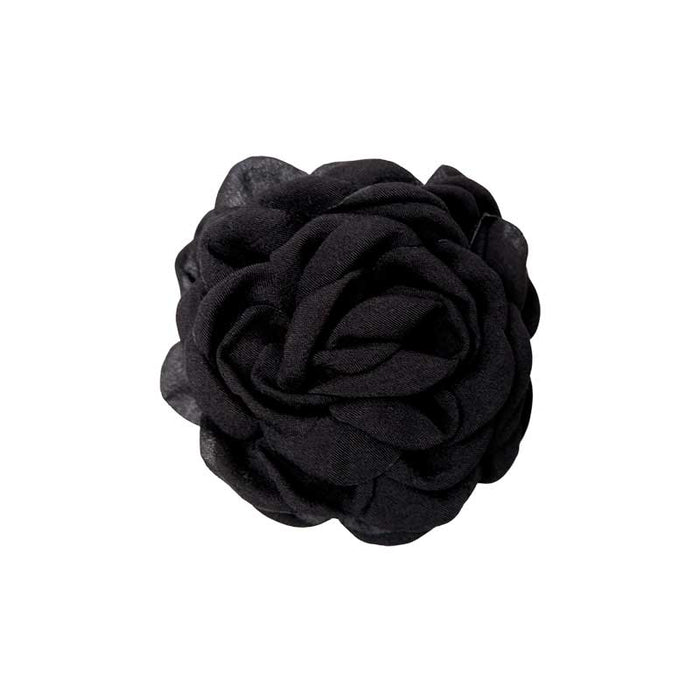 Black Colour BCVilla Mega Flower Hair Claw Sort - J BY J Fashion