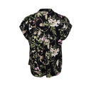 Black Colour BCZennia Blouse Black Flower