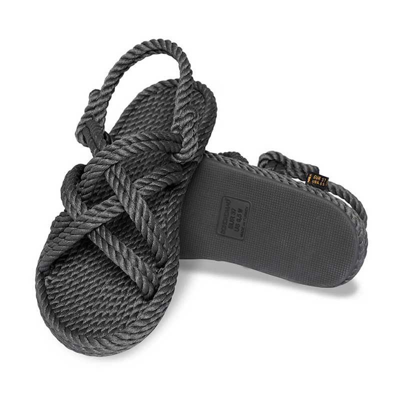 Bohonomad Bodrum Women Rope Sandal Mørkegrå - J BY J Fashion