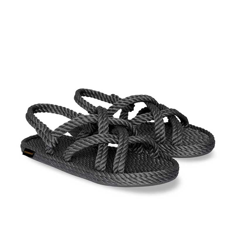 Bohonomad Bodrum Women Rope Sandal Mørkegrå - J BY J Fashion