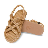 Bohonomad Bodrum Women Rope Sandal Sand - J BY J Fashion