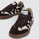 Bukela 210 Womens Leather Sneakers Cow Mocca