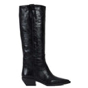 Bukela Rob Long Croco Boots Black - J BY J Fashion
