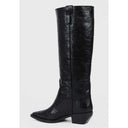 Bukela Rob Long Croco Boots Black - J BY J Fashion