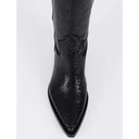 Bukela Rob Long Croco Boots Black - J BY J Fashion