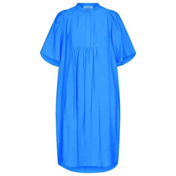 CO COUTURE CALLUM VOLUME SS DRESS BLÅ