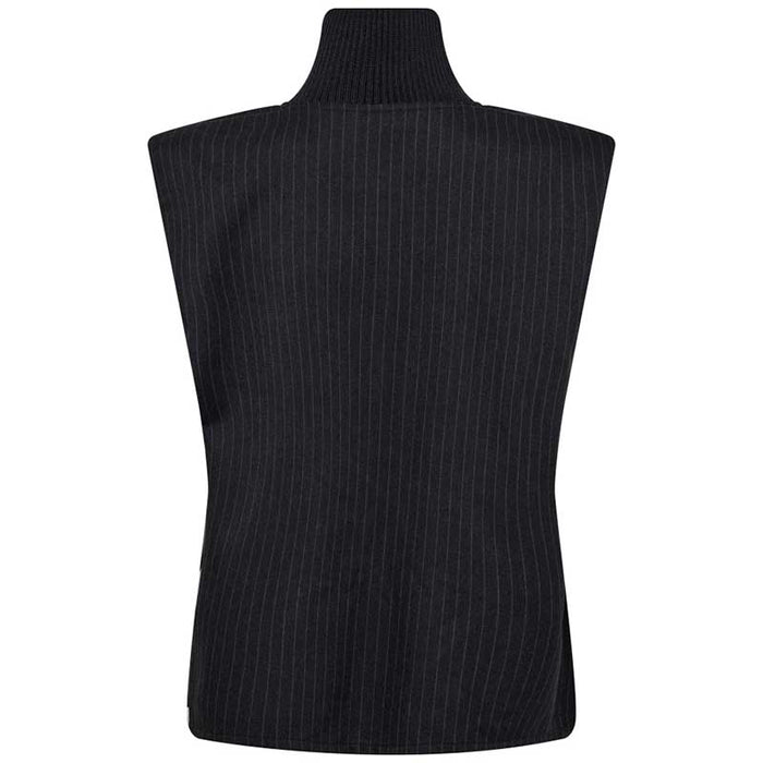 CO COUTURE IDACC PIN STRIPE TOP MØRKEGRÅ-J BY J Fashion