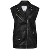 CO COUTURE PHOEBECC LEATHER BIKER VEST SORT