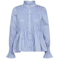 CO COUTURE SANDYCC SMOCK SHIRT LYSEBLÅ-J BY J Fashion