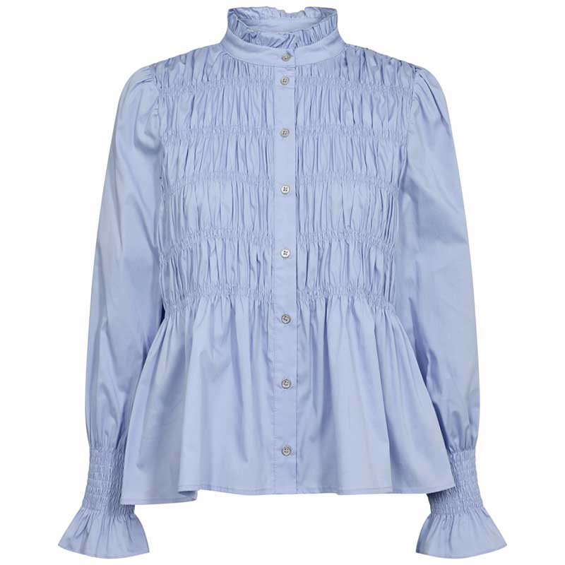 CO COUTURE SANDYCC SMOCK SHIRT LYSEBLÅ-J BY J Fashion