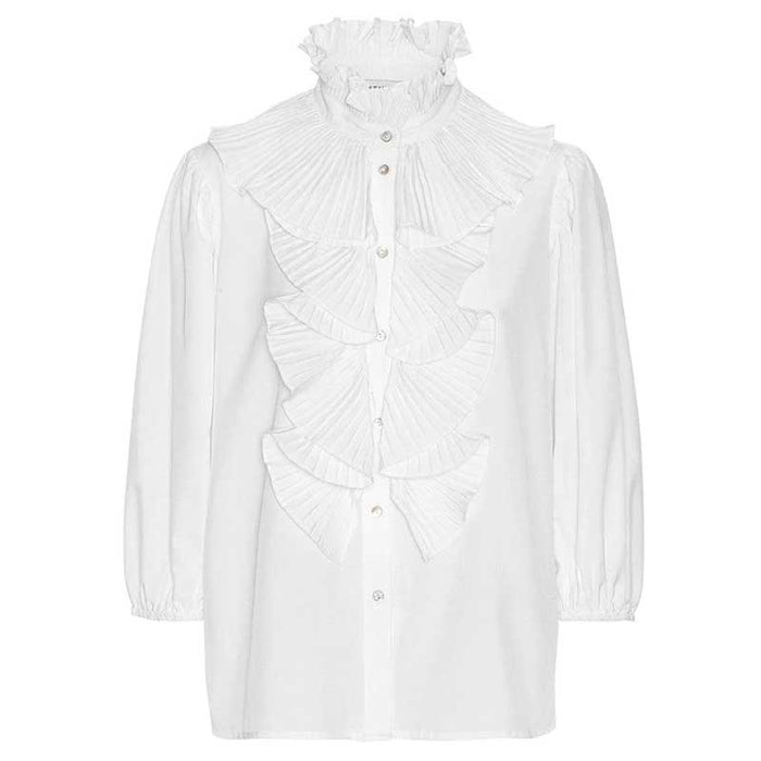 CONTINUE 14162 PERNILLE 3/4 SLEEVE SHIRT HVID-J BY J Fashion
