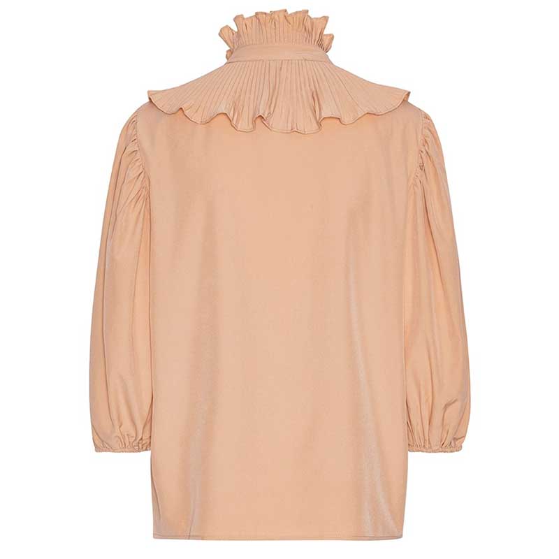 CONTINUE 14162 PERNILLE 3/4 SLEEVE SHIRT NUDE-J BY J Fashion