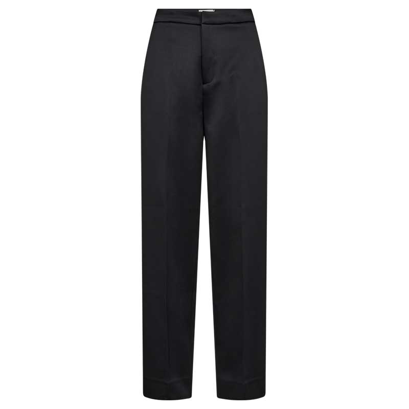 COPENHAGEN MUSE CMSHINE PA WIDELEG PANTS SORT
