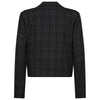 COPENHAGEN MUSE CMTAILOR CHECK JACKET MØRKEGRÅ