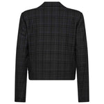COPENHAGEN MUSE CMTAILOR CHECK JACKET MØRKEGRÅ