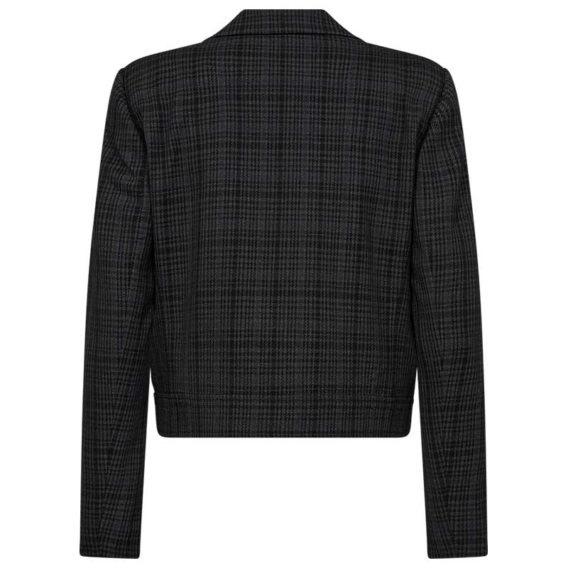 COPENHAGEN MUSE CMTAILOR CHECK JACKET MØRKEGRÅ