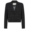 COPENHAGEN MUSE CMTAILOR CHECK JACKET MØRKEGRÅ