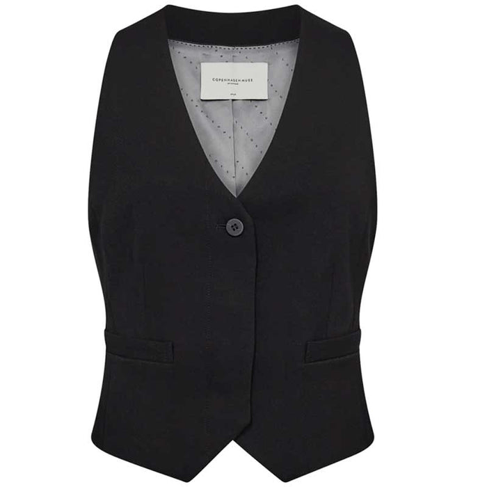 COPENHAGEN MUSE CMTAILOR WAISTCOAT SORT