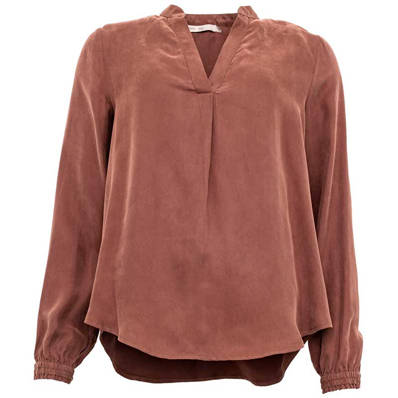 COSTAMANI 2308142 ANNICA BLOUSE BRUN-J BY J Fashion