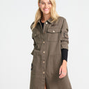 COSTAMANI FOXY LONG JACKET ARMY