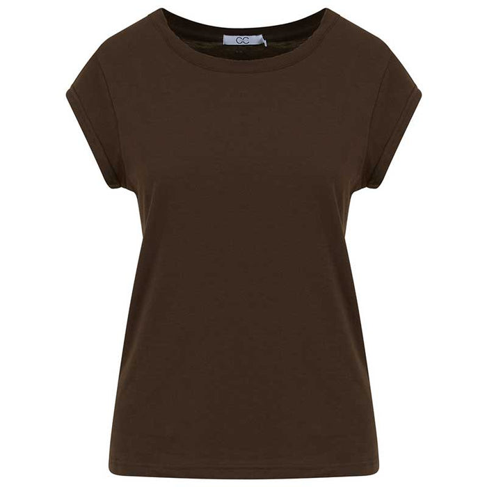 COSTER COPENHAGEN CCH1100 BASIC T-SHIRT 339 BRUN-J BY J Fashion