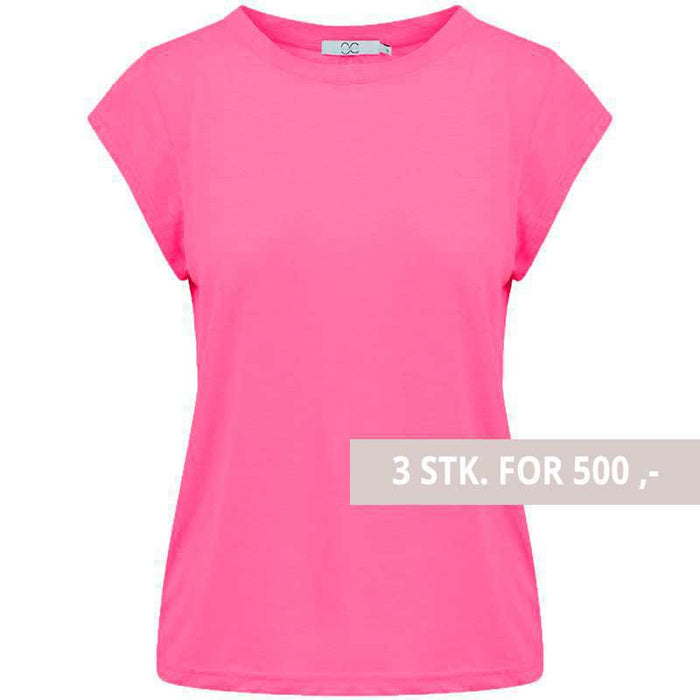 COSTER COPENHAGEN CCH1100 BASIC T-SHIRT 691 PINK-J BY J Fashion