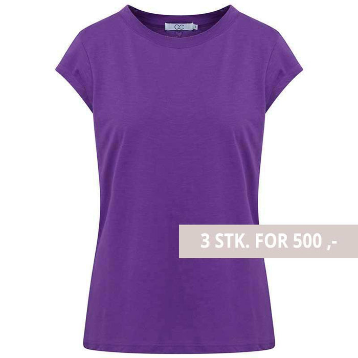 COSTER COPENHAGEN CCH1100 BASIC T-SHIRT 803 LILLA - J BY J Fashion