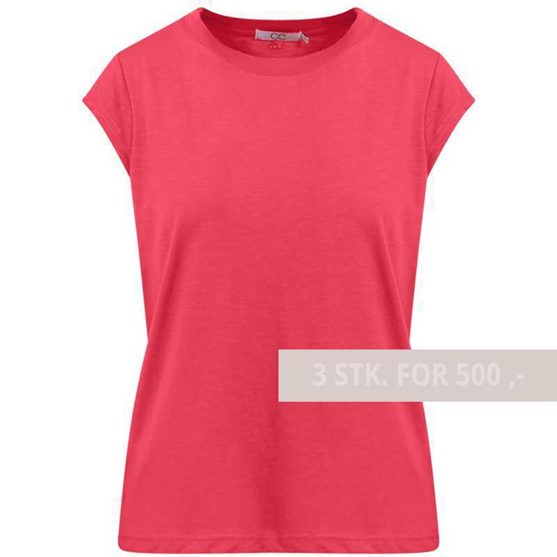 COSTER COPENHAGEN CCH1100 BASIC T-SHIRT PEACH - J BY J Fashion