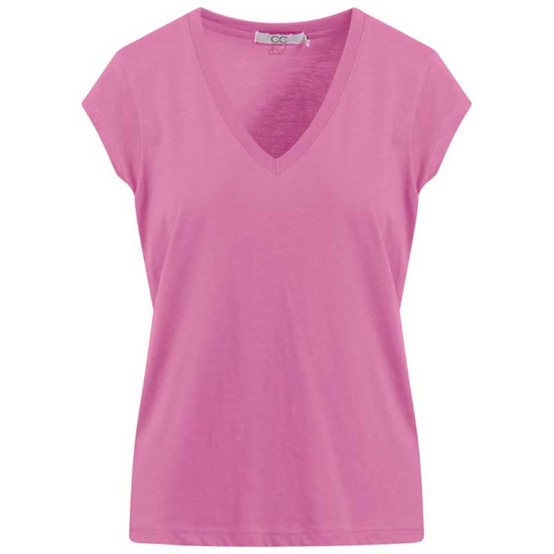 COSTER COPENHAGEN CCH1101 V-NECK T-SHIRT 644 LYSERØD