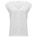 COSTER COPENHAGEN CCH1101 V-NECK T-SHIRT HVID - J BY J Fashion