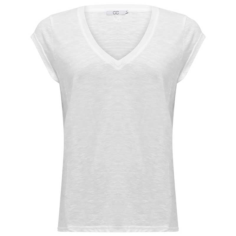 COSTER COPENHAGEN CCH1101 V-NECK T-SHIRT HVID
