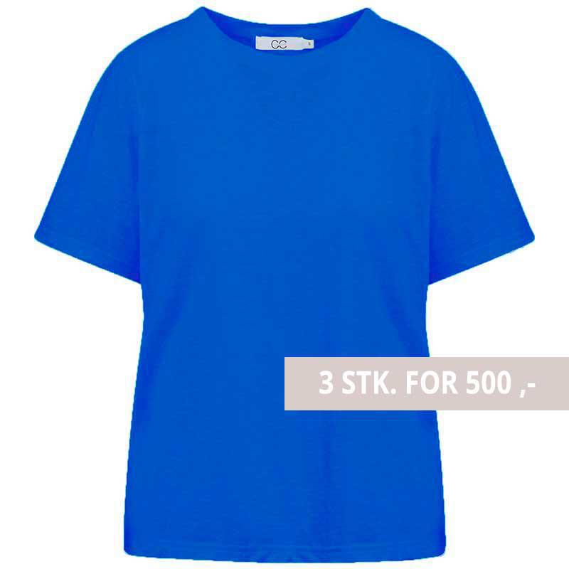 COSTER COPENHAGEN CCH1118 REGULAR T-SHIRT 578 BLÅ - J BY J Fashion