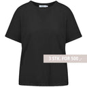 COSTER COPENHAGEN CCH1118 REGULAR T-SHIRT SORT - J BY J Fashion