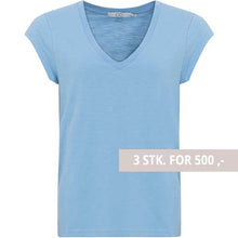 COSTER COPENHAGEN CCH1101 V-NECK T-SHIRT 588 LYSEBLÅ