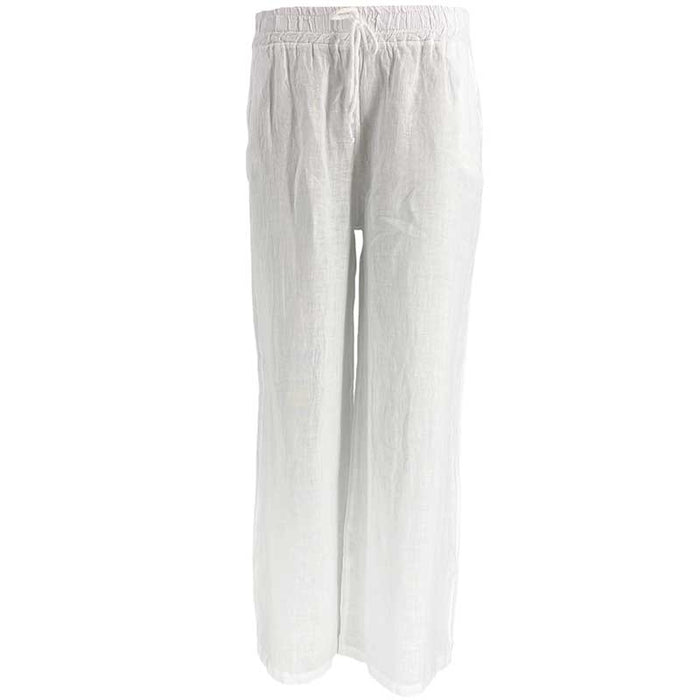 Cabana Living 1475-7 Radis Linen Pants Hvid - J BY J Fashion
